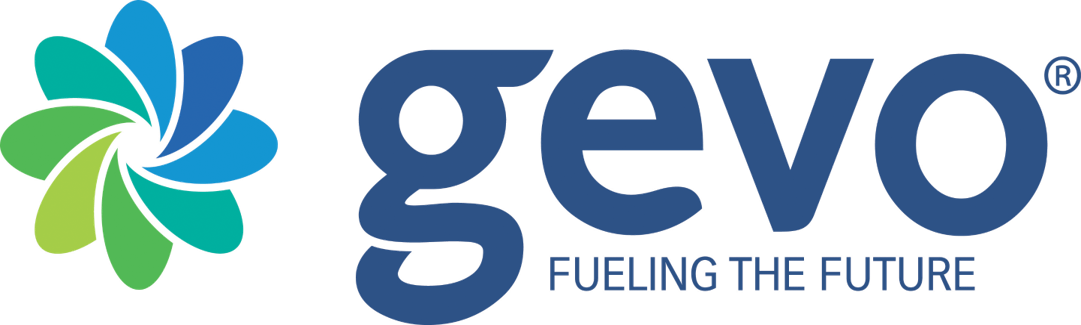 Gevo Heather Gevo logo with slogan 'Fueling the Future'