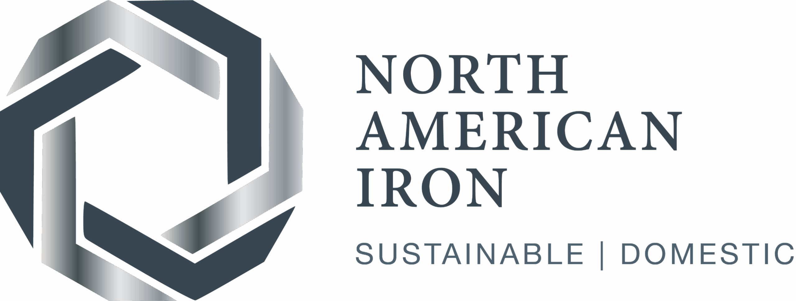 North American Iron North American Iron logo, sustainable and domestic